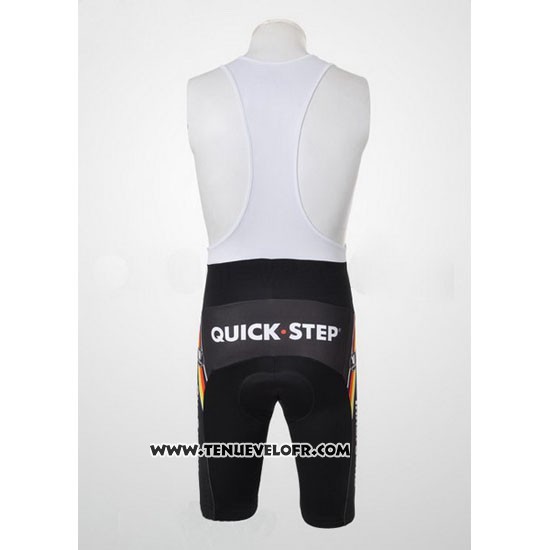 2010 Maillot Ciclismo Quick Step Champion Belgique Manches Courtes et Cuissard
